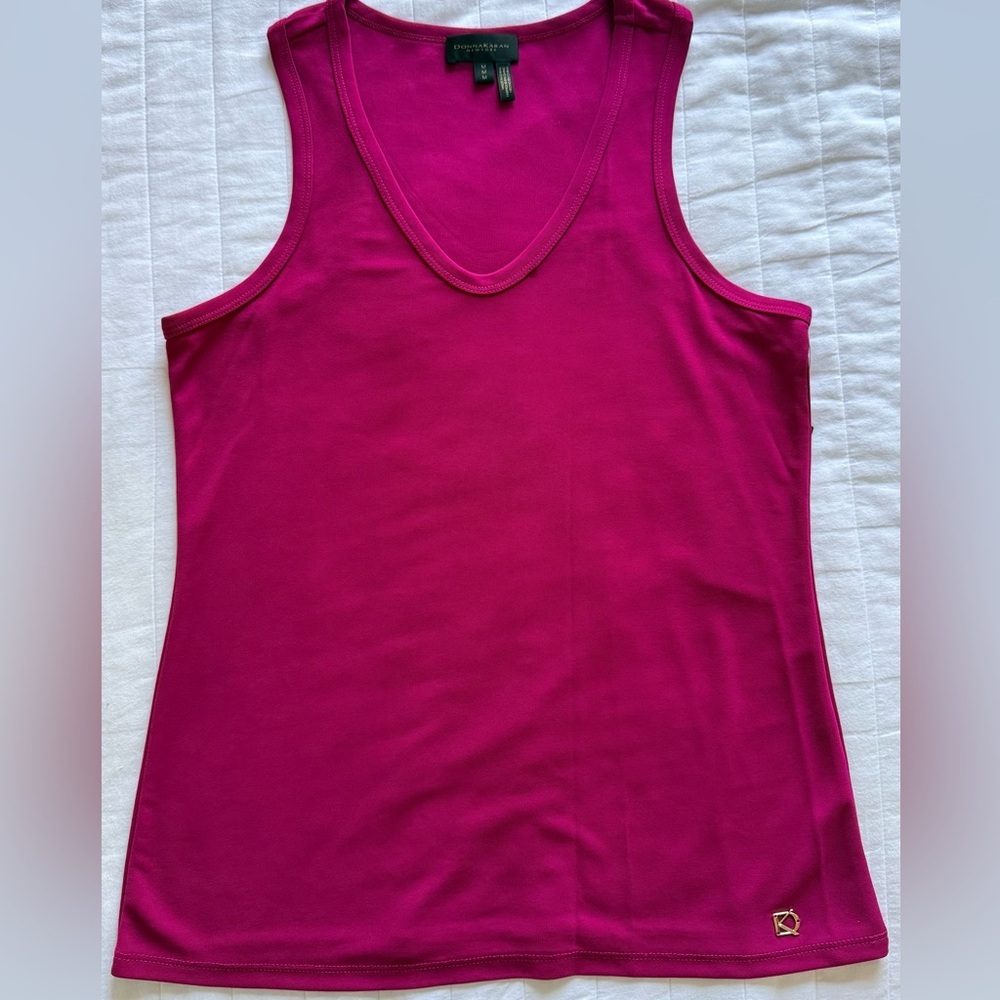 Donna Karan Fuchsia Tank Top
